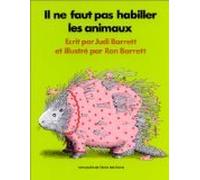 Il ne faut pas habiller les animaux