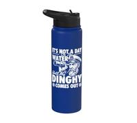 Il ne faut pas un jour sur l'eau avant que mon dériveur ne sorte Stainless Steel Insulated Water Bottle