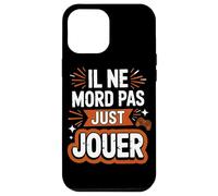 Il Ne Mord Pas Il Veut Juste Jouer Gaming Jeux Vidéo Coque pour iPhone 12 Pro Max