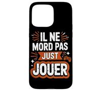 Il Ne Mord Pas Il Veut Juste Jouer Gaming Jeux Vidéo Coque pour iPhone 15 Pro Max