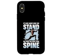 Il ne s'agit Pas de Savoir Comment Vous Vous tenez à bouger la Colonne vertébrale Coque pour iPhone X/XS