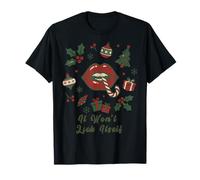 Il ne se lèchera Pas Candy Canne de Noël drôle Blague T-Shirt