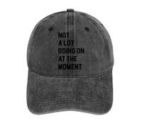 Il ne se passe pas grand-chose pour le moment Conception de texte simple et humoristique, affichant une phrase en caractères gras Casquette de baseball lavée en coton, pour toutes les saisons