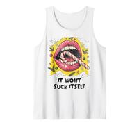 Il ne se sucera Pas Tout Seul Bonbons drôle Baiser de Noël Débardeur