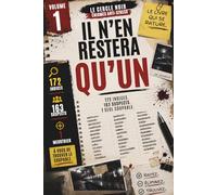 Il n'en restera qu'un : volume 1 Le Solaris: Livre-jeu d'enquête sans écran Cahier de jeux vacances et détente - Enquête policière anti-stress, escape book, idée cadeau original