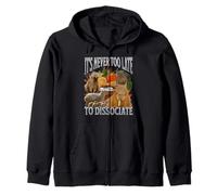 Il n'est jamais trop Tard pour dissocier Le mème Amusant de Capybara Bootleg Y2K Sweat à Capuche