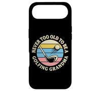 Il n'est jamais trop Vieux pour être Une Grand-mère golfeuse Coque pour iPhone Air