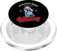Il n'est Pas Facile d'être Wheezy Asthme Inhalateur d'allergie respiratoire PopSockets PopGrip pour MagSafe