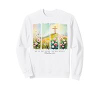Il n'est Pas Ici, il a ressuscité Pâques chrétien Jésus Pâques Sweatshirt