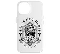 Il n'est Pas là, il est ressuscité Jésus-Christ, Dieu, Rétro Christian Coque pour iPhone 14