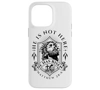 Il n'est Pas là, il est ressuscité Jésus-Christ, Dieu, Rétro Christian Coque pour iPhone 14 Pro Max