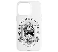 Il n'est Pas là, il est ressuscité Jésus-Christ, Dieu, Rétro Christian Coque pour iPhone 15 Pro Max