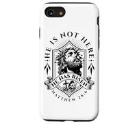 Il n'est Pas là, il est ressuscité Jésus-Christ, Dieu, Rétro Christian Coque pour iPhone SE (2020) / 7/8