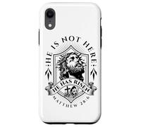 Il n'est Pas là, il est ressuscité Jésus-Christ, Dieu, Rétro Christian Coque pour iPhone XR