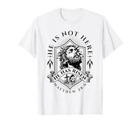 Il n'est Pas là, il est ressuscité Jésus-Christ, Dieu, Rétro Christian T-Shirt