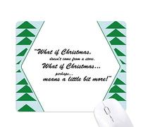 il n'est pas venu de noël tapis de souris green pine tree tapis en caoutchouc