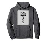 Il n'y a Pas de Famille comme Celle Que J'Ai - La loyauté Fait la Famille Sweat à Capuche, Unisexe pour Adultes, Chiné Foncé, S