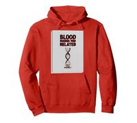 Il n'y a Pas de Famille comme Celle Que J'Ai - La loyauté Fait la Famille Sweat à Capuche, Unisexe pour Adultes, Rouge, S