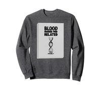 Il n'y a Pas de Famille comme Celle Que J'Ai - La loyauté Fait la Famille Sweatshirt, Unisexe pour Adultes, Chiné Foncé, S