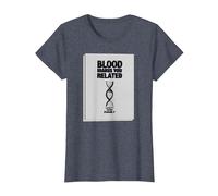 Il n'y a Pas de Famille comme Celle Que J'Ai - La loyauté Fait la Famille T-Shirt, Femme, Bleu Chiné, S