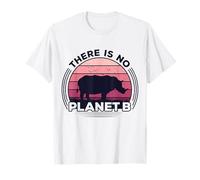 Il n'y A Pas De Planète B Save The Rhino Célèbre La Journée T-Shirt