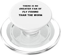 Il n'y a Pas de Plus Grand Fan de pêche à la Mouche Que Le ver PopSockets PopGrip pour MagSafe