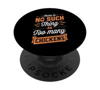 Il n'y a Pas de telles Choses Que trop de Poulets PopSockets PopGrip Adhésif