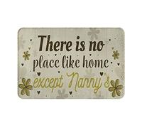 Il n'y A Pas D'Endroit comme chez Soi, sauf Peut-Être l'anniversaire De Noël De Mamie. Paillasson Intérieur Anti-Salissures Welcome Paillassons Durable Paillasson D'Entree pour Porte 40X60Cm