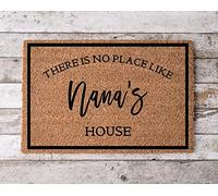 Il n'y A Pas D'Endroit comme La Maison De Nana Tapis De Porte Anti-Poussière Tapis De Bain Imperméable Paillasson pour Extérieur Intérieur Chambre 40 X 60Cm
