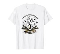 Il n'y a Pas trop de Livres pour Lire de l'art T-Shirt, Homme, Blanc, S