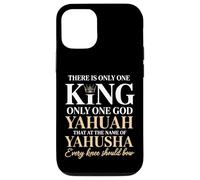 Il n'y a qu'un Seul Roi Yahuah Yahusha Lion de Juda Coque pour iPhone 12/12 Pro