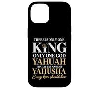 Il n'y a qu'un Seul Roi Yahuah Yahusha Lion de Juda Coque pour iPhone 14