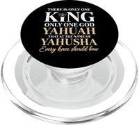 Il n'y a qu'un Seul Roi Yahuah Yahusha Lion de Juda PopSockets PopGrip pour MagSafe