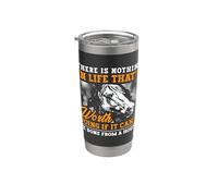 Il n'y a rien dans la vie Western Horse Riding Cutting Horse Gobelet isotherme en acier inoxydable double paroi