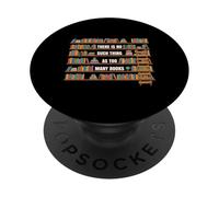 Il n'y a Rien de tel Que trop de Livres Semaine Nationale des bibliothèques PopSockets PopGrip Adhésif