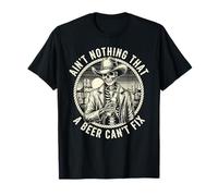 Il n'y a Rien qu'une bière ne puisse Rendre Un rodéo Country drôle T-Shirt