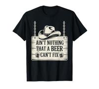 Il n'y a Rien qu'une bière ne puisse Rendre Un rodéo Country drôle T-Shirt