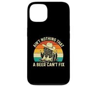 Il n'y a Rien qu'une bière ne puisse réparer - Cowboy Western Cowpoke Coque pour iPhone 13