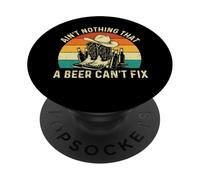 Il n'y a Rien qu'une bière ne puisse réparer - Cowboy Western Cowpoke PopSockets PopGrip Adhésif