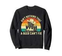 Il n'y a Rien qu'une bière ne puisse réparer - Cowboy Western Cowpoke Sweatshirt