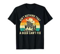 Il n'y a Rien qu'une bière ne puisse réparer - Cowboy Western Cowpoke T-Shirt