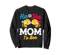 Il ou Elle Maman Abeille Révélation Bébé Thème Drôle Sweatshirt