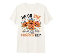Il ou Elle, Que Sera Notre Petite Citrouille ? Grossesse T-Shirt Haut de Gamme