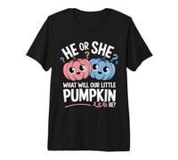 Il ou Elle, Que Sera Notre Petite Citrouille ? Grossesse T-Shirt Haut de Gamme