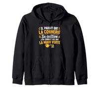 Il Paraît Que La Connerie Se Cultive Humour Jardinage Sweat à Capuche