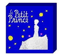 Il Piccolo Principe Lot de 4 Cadres Lumineux Petit Prince Nuit 20 x 20 cm