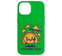 Il pleut des Tacos, Un Joli Taco Kawaii drôle Coque pour iPhone 14