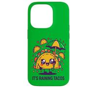 Il pleut des Tacos, Un Joli Taco Kawaii drôle Coque pour iPhone 14 Pro