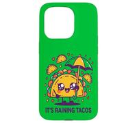 Il pleut des Tacos, Un Joli Taco Kawaii drôle Coque pour iPhone 15 Pro
