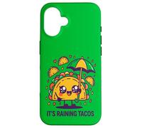 Il pleut des Tacos, Un Joli Taco Kawaii drôle Coque pour iPhone 16